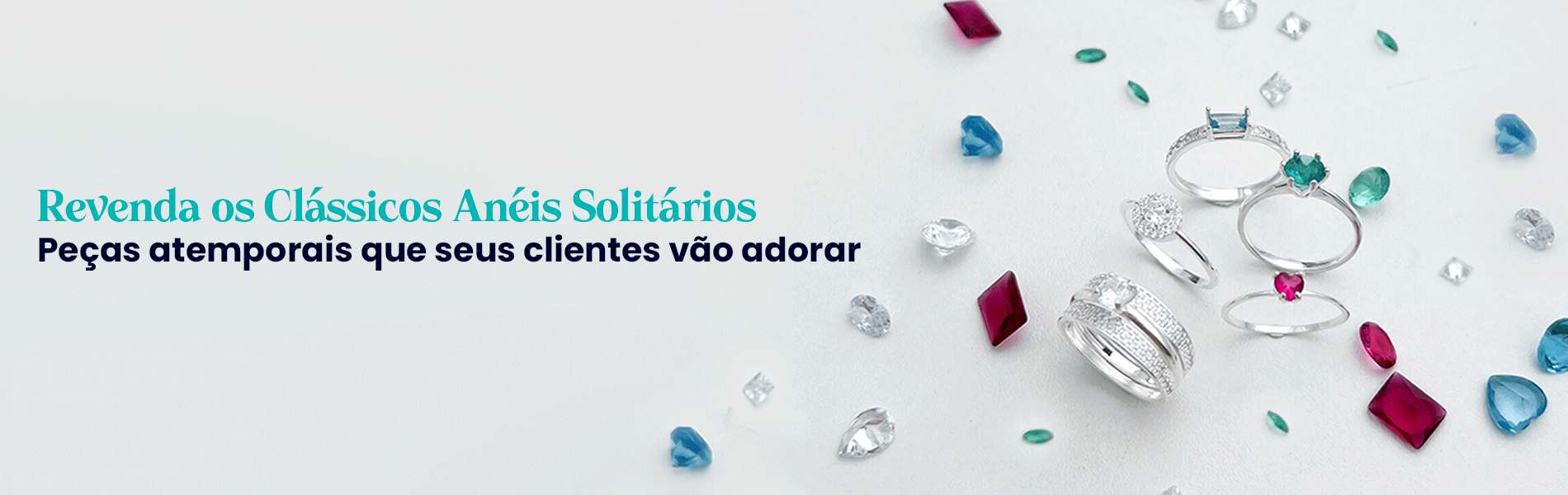 Anéis Solitários | La Plata Joias